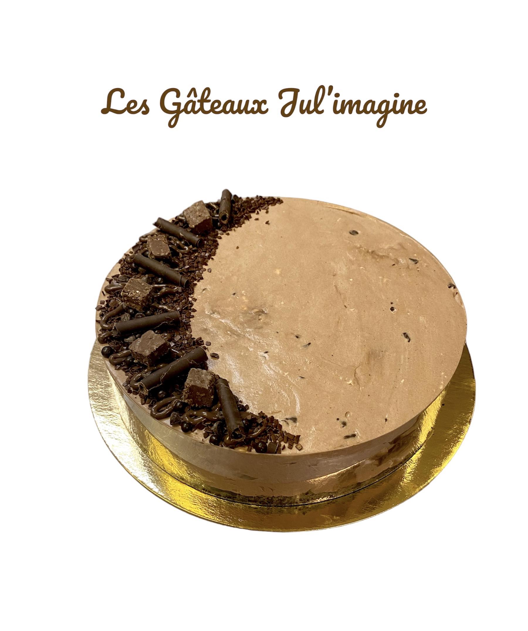 Gâteau fromage double chocolat