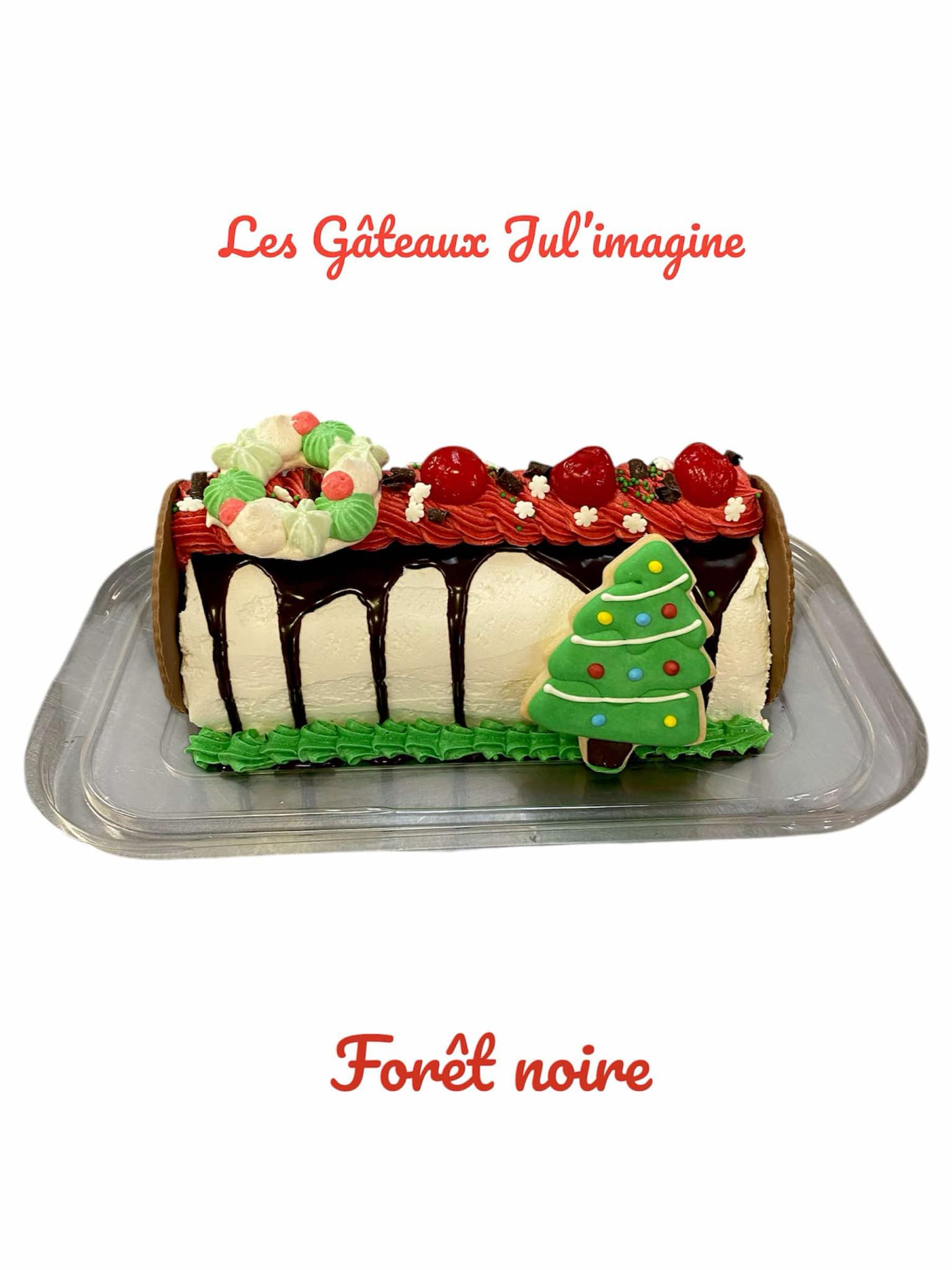 Bûche classique forêt noire